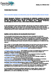 Aperçu du communiqué de presse