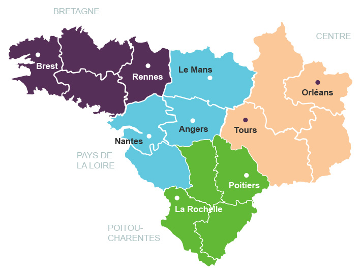Interrégion du CGO depuis 2003 jusqu'au 31 décembre 2015