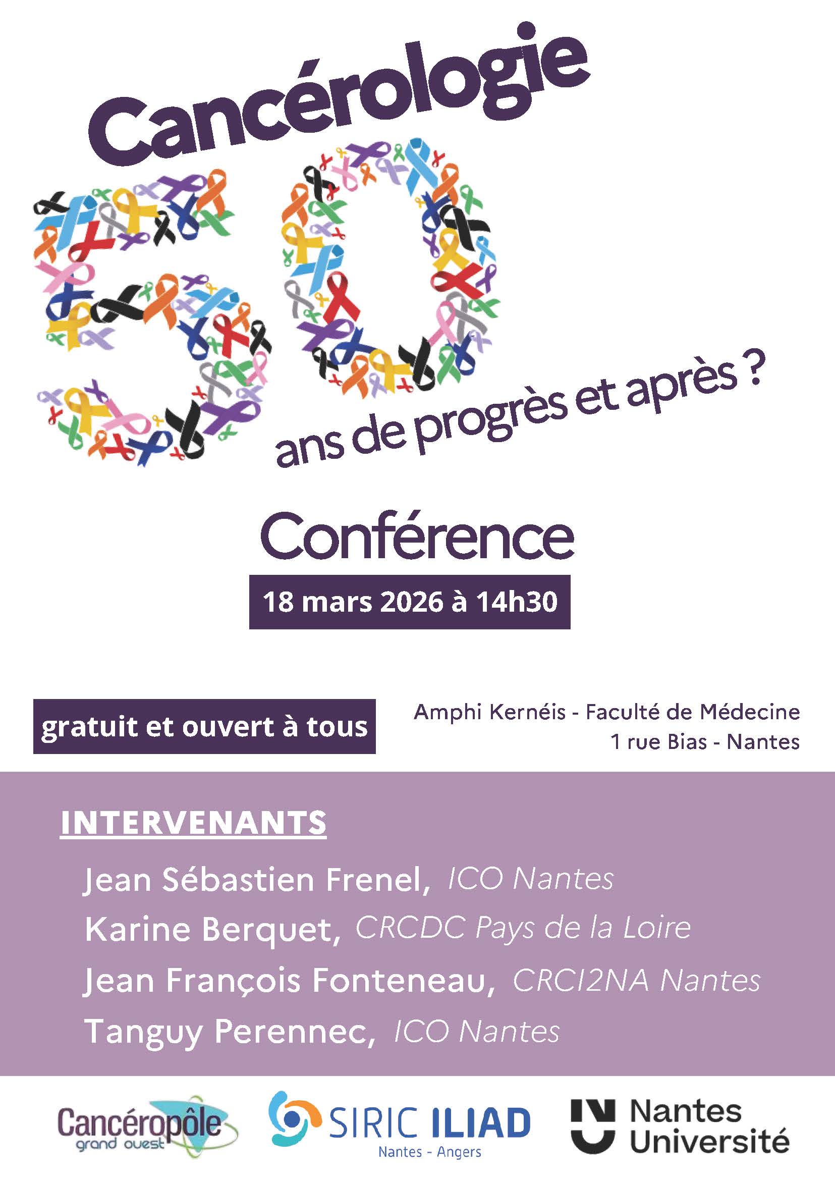 affiches Cancérologie 50 ans de progrès et après - Copie